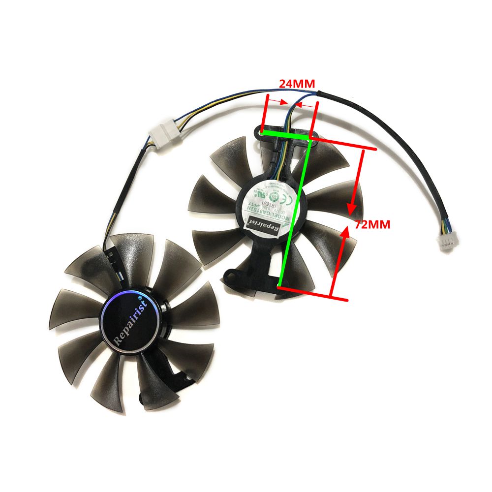 Graphics Card Fan,Video VGA GP - đánh giá và giá Rx 580 8Gb 2048Sp Gpu